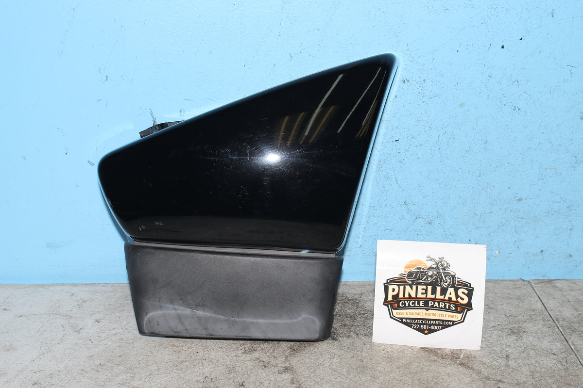06-26 Kawasaki Vulcan VN900B Classic Right Frame Side Cover Black Fairing Panel