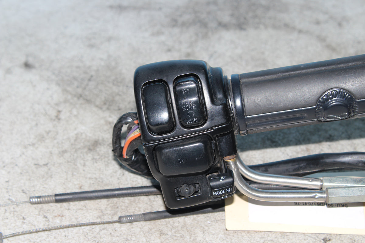 98-01 Harley FLHTCUI Electra Glide Right Hand Control Start Kill Switch *DMG*