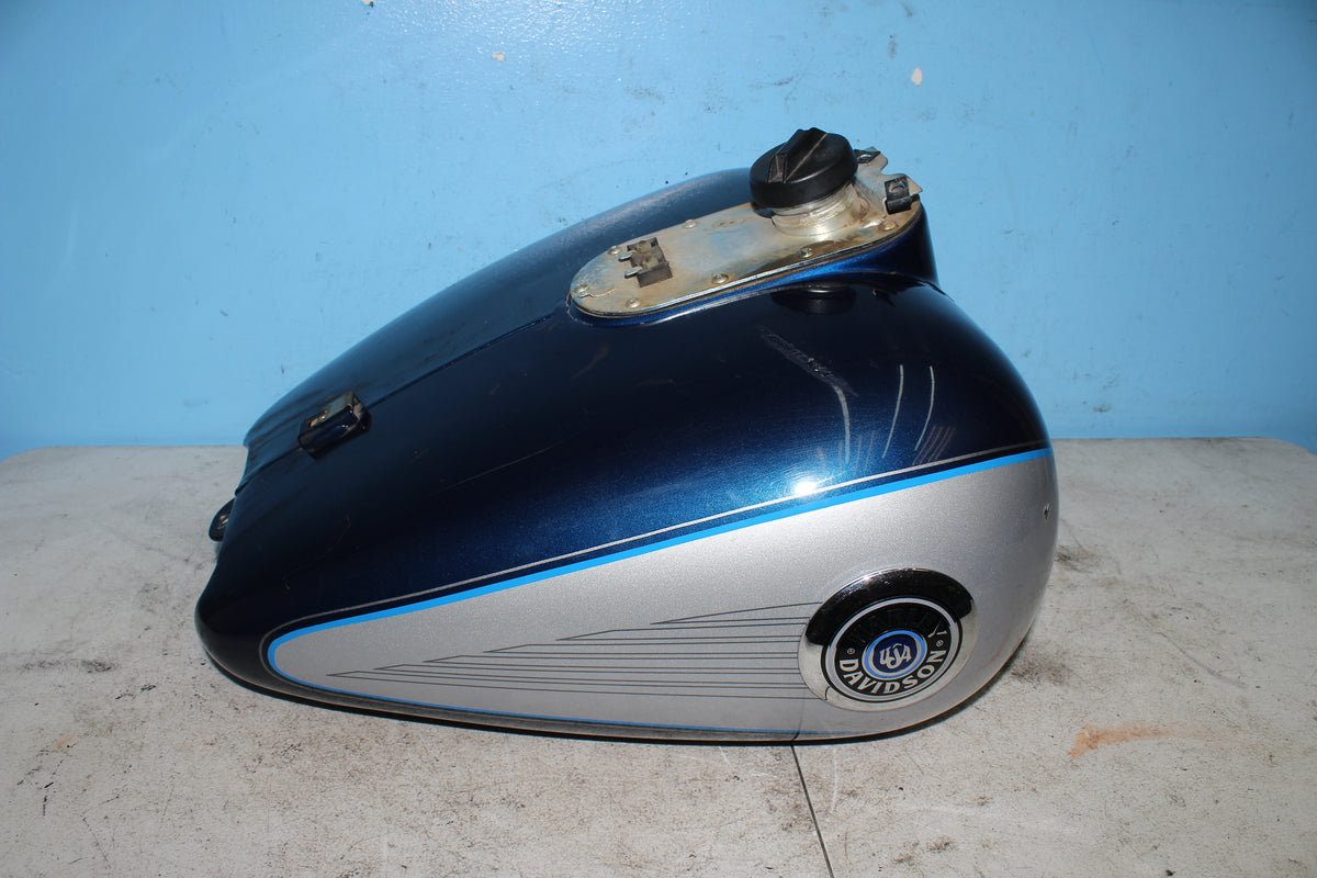 99-01 Harley FLHTCUI Electra Glide Gas Tank Fuel Pump Sending Unit Blue Silver