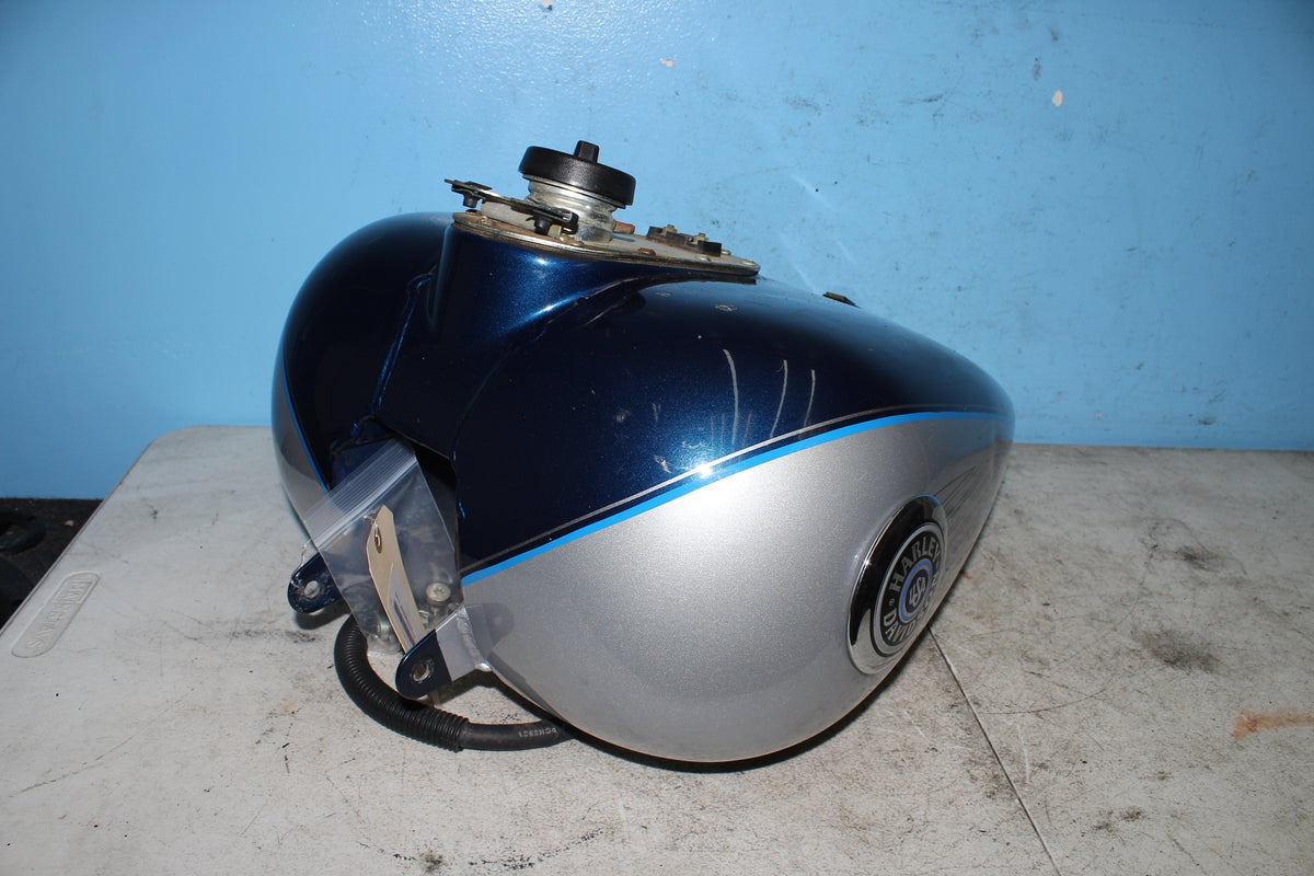 99-01 Harley FLHTCUI Electra Glide Gas Tank Fuel Pump Sending Unit Blue Silver