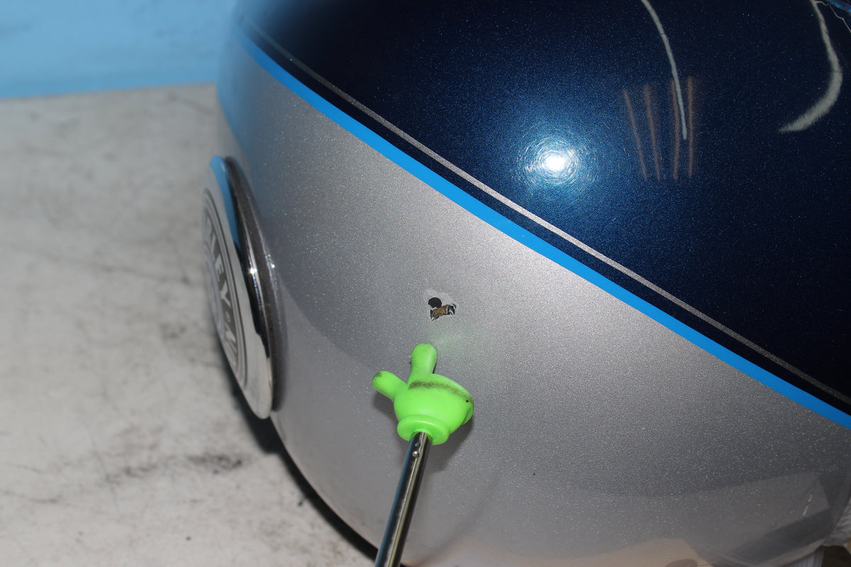 99-01 Harley FLHTCUI Electra Glide Gas Tank Fuel Pump Sending Unit Blue Silver