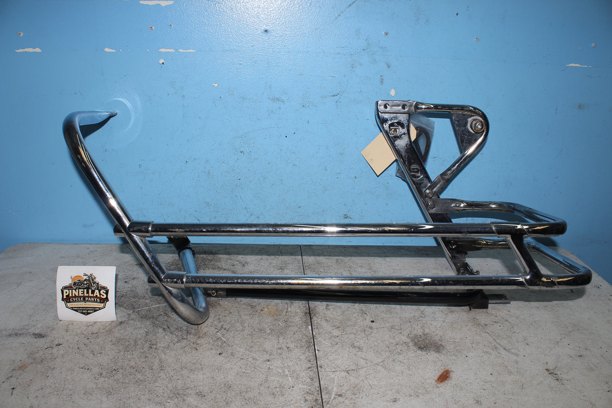 97-06 Harley FLHTCUI Electra Glide Left Saddlebag Mount Support Guard Rail Frame