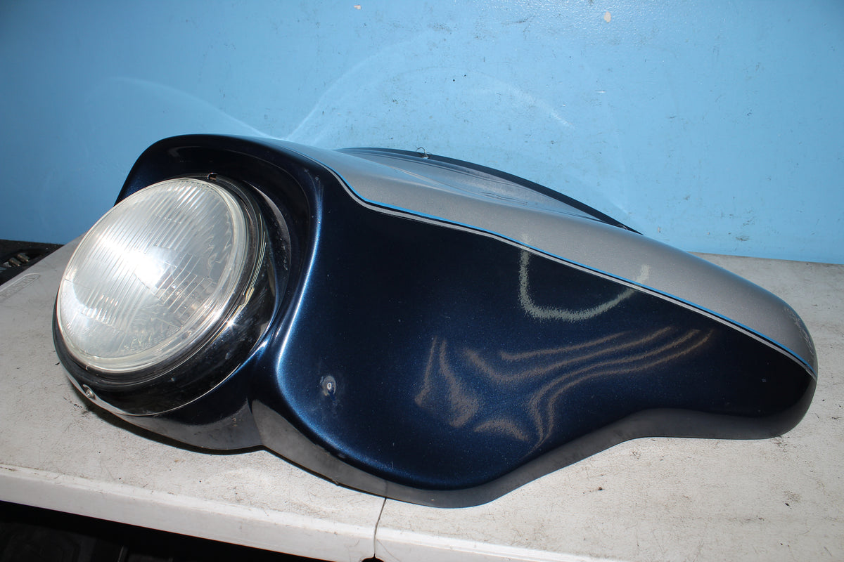 97-06 Harley FLHTCUI Electra Glide Front Fairing Outer Batwing Headlight Blue