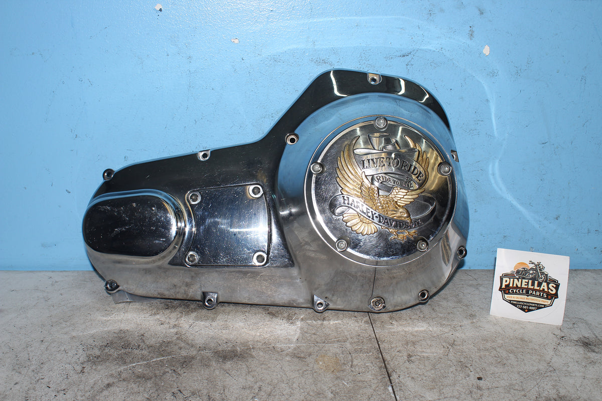 99-06 Harley FLHTCUI Electra Glide Outer Primary Clutch Cover Chrome