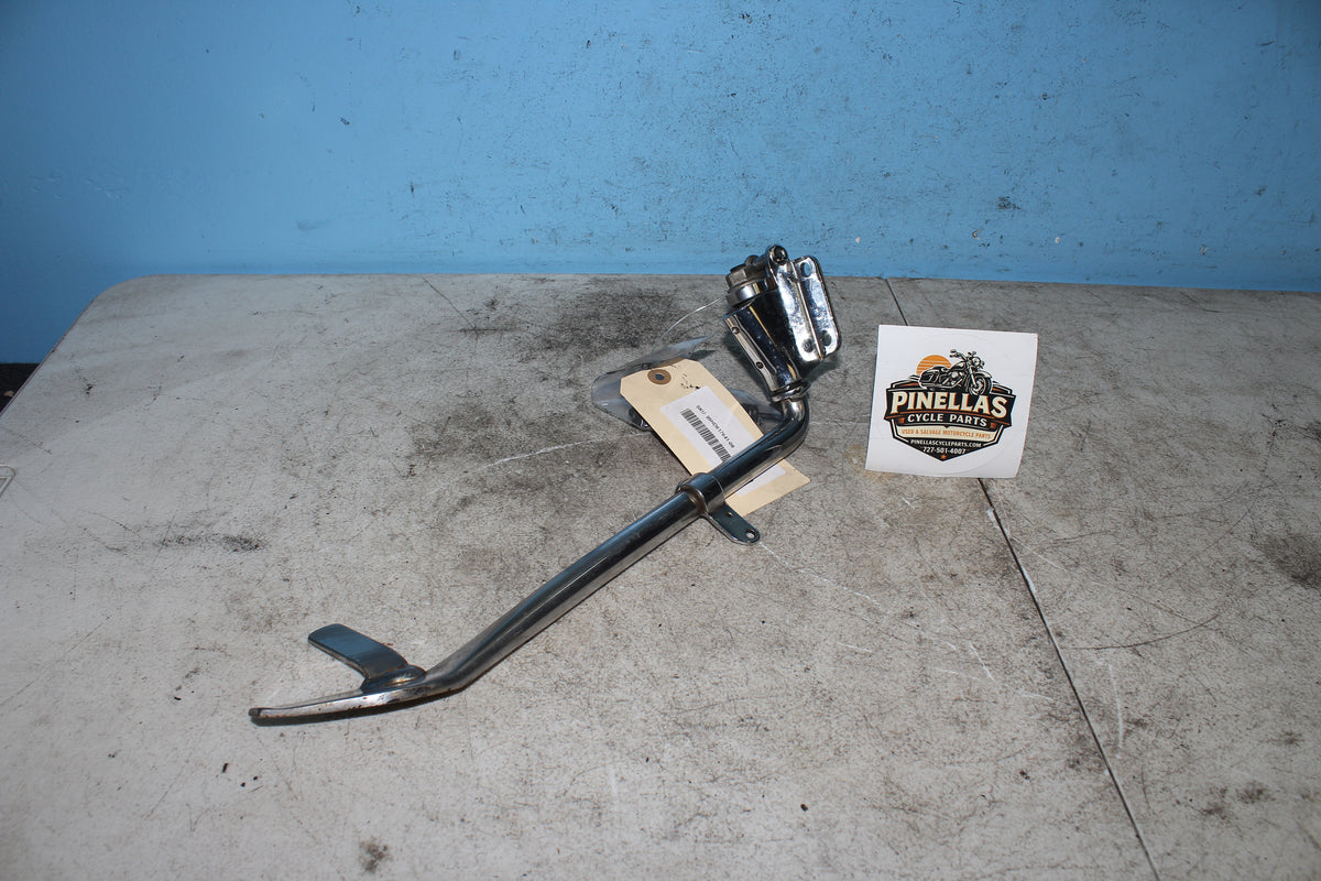 97-06 Harley FLHTCUI Electra Glide Kickstand Side Kick Jiffy Stand Chrome