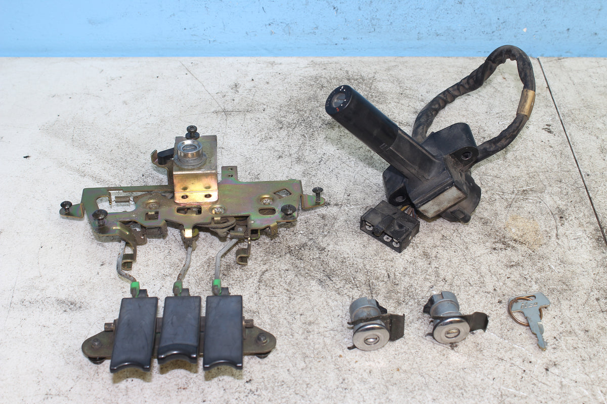 88-00 Honda Goldwing GL1500 Ignition Switch Lock Set Trunk Saddlebag Storage KEY