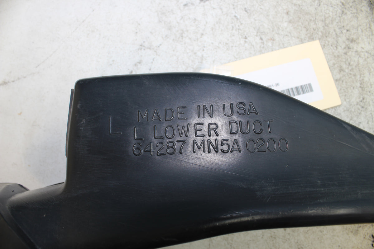 88-00 Honda Goldwing GL1500 Air Duct Lower Left Intake Tube 64287-MN5A-0200