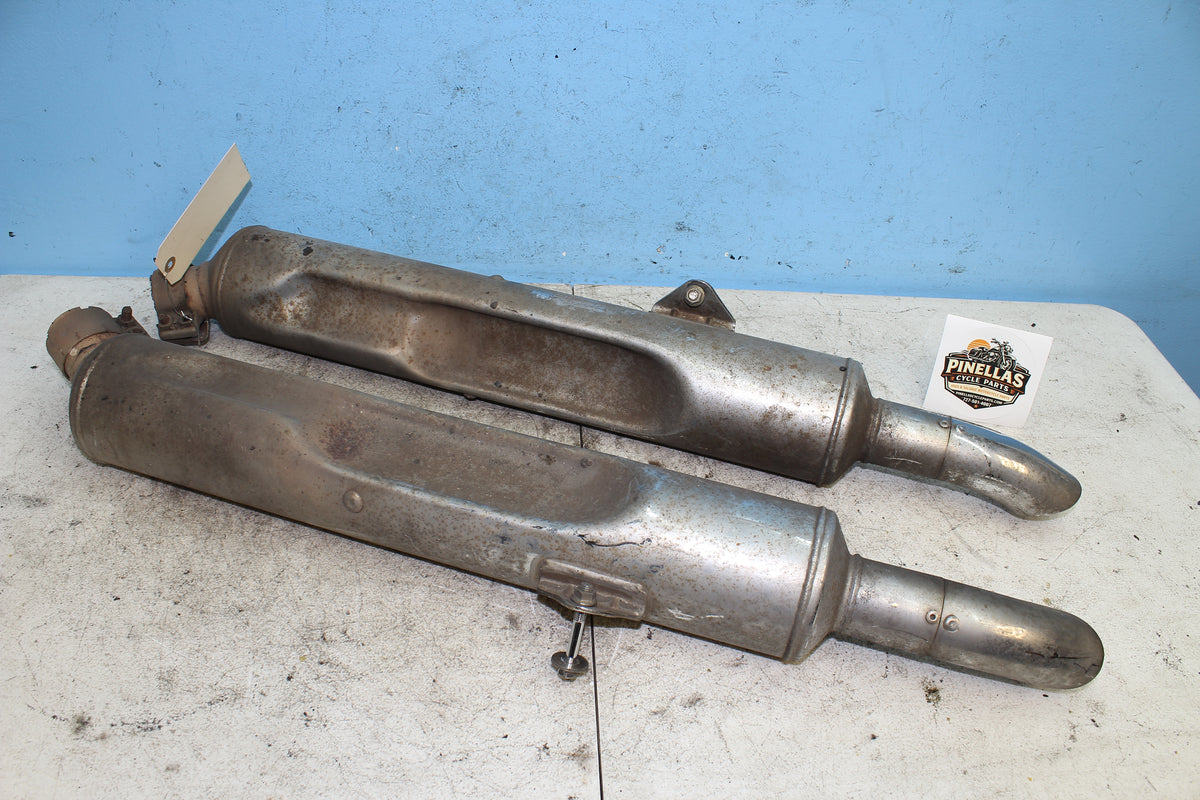 88-00 Honda Goldwing GL1500 Exhaust Mufflers Left Right Pipe