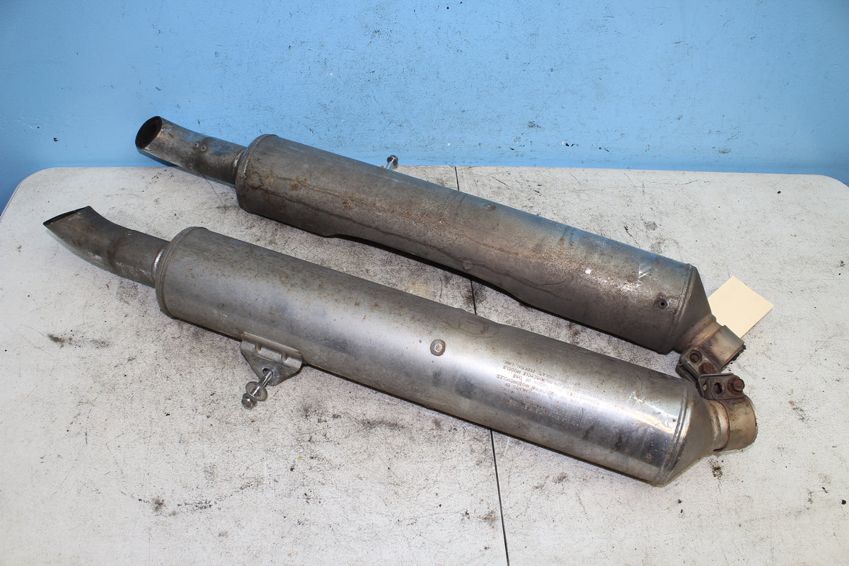 88-00 Honda Goldwing GL1500 Exhaust Mufflers Left Right Pipe