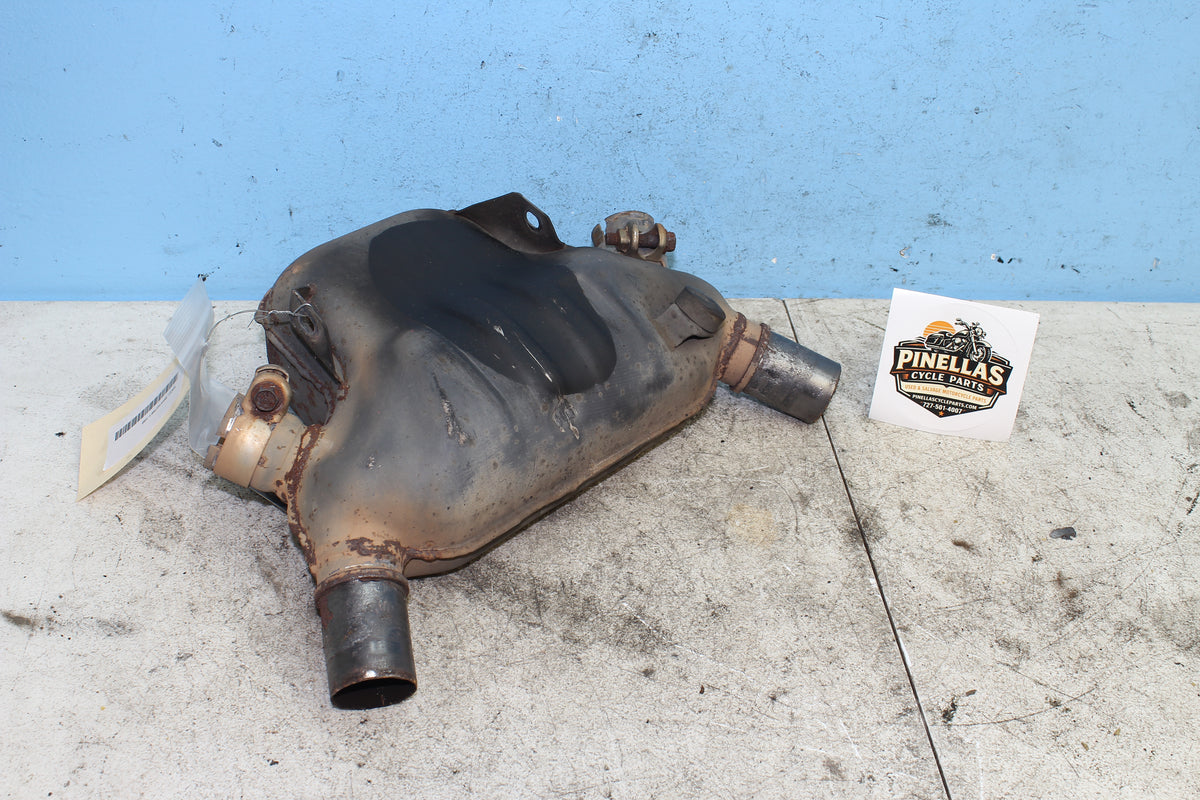88-00 Honda Goldwing GL1500 Exhaust Chamber Collector Box Muffler Pipe
