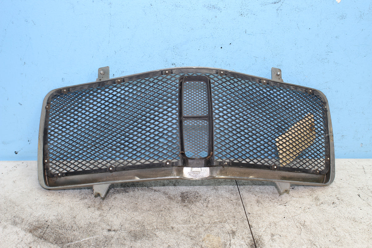 88-00 Honda Goldwing GL1500 Radiator Grille Cover Trim Bezel Silver *DMG*