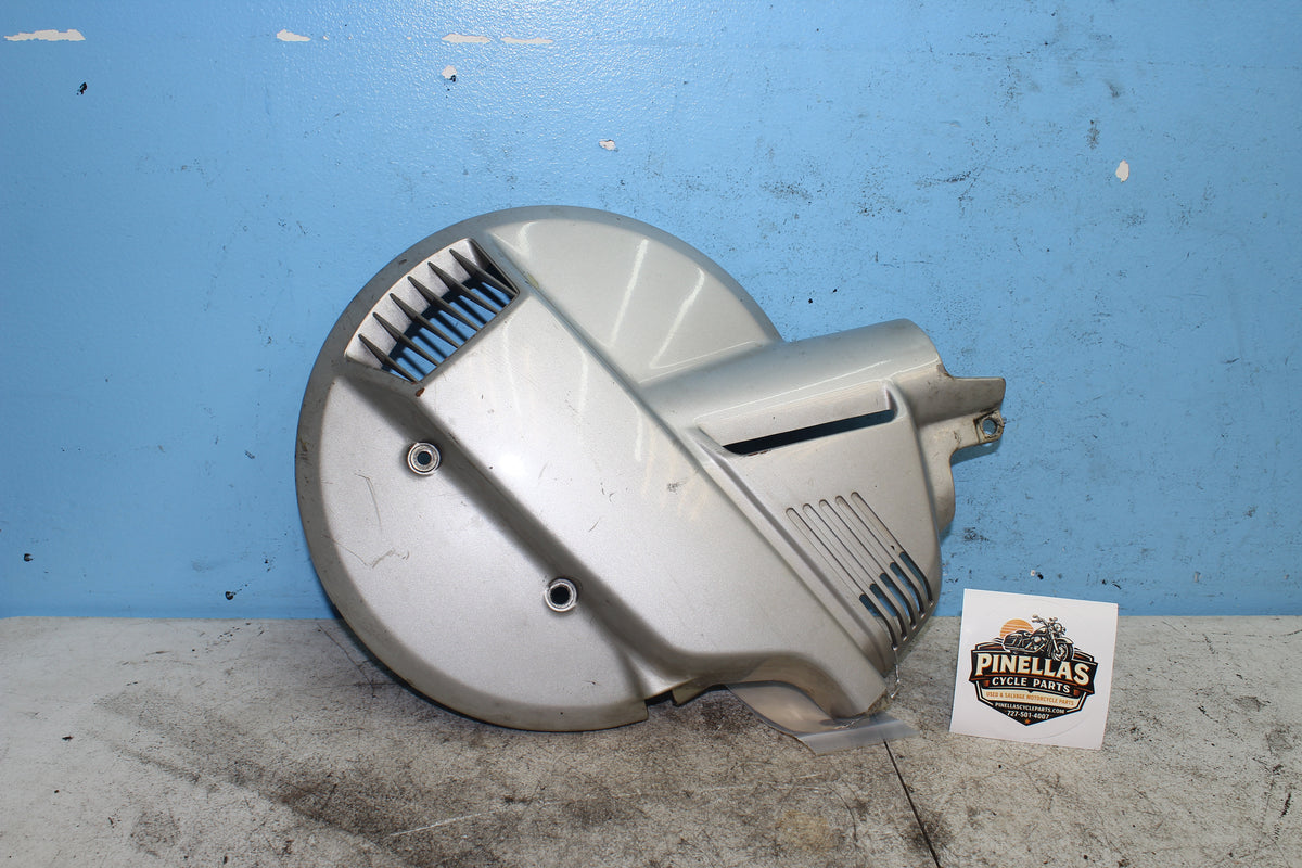 88-00 Honda Goldwing GL1500 Left Brake Cover Front Wheel Hub Trim Panel Silver