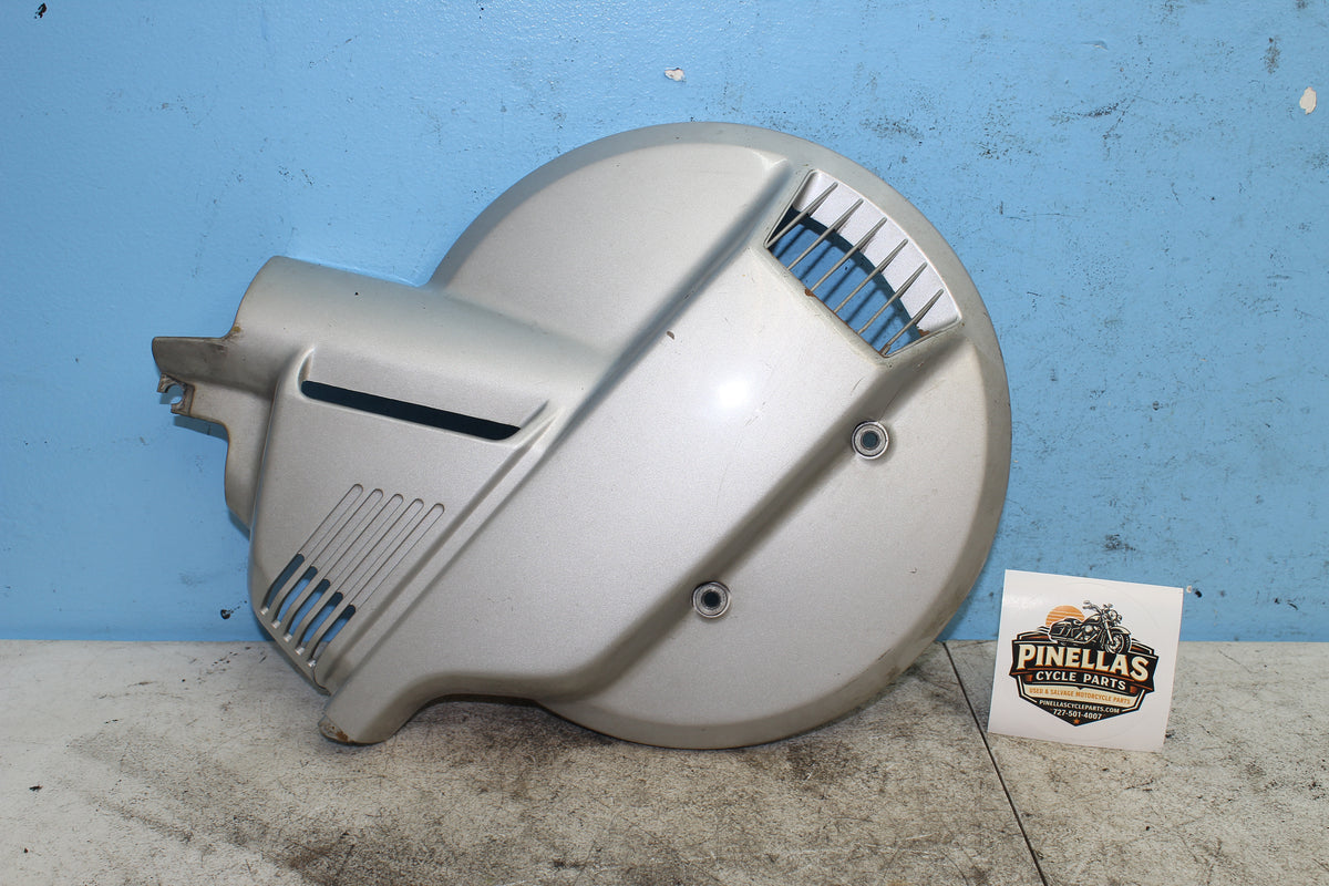 88-00 Honda Goldwing GL1500 Right Brake Cover Front Wheel Hub Trim Panel Silver