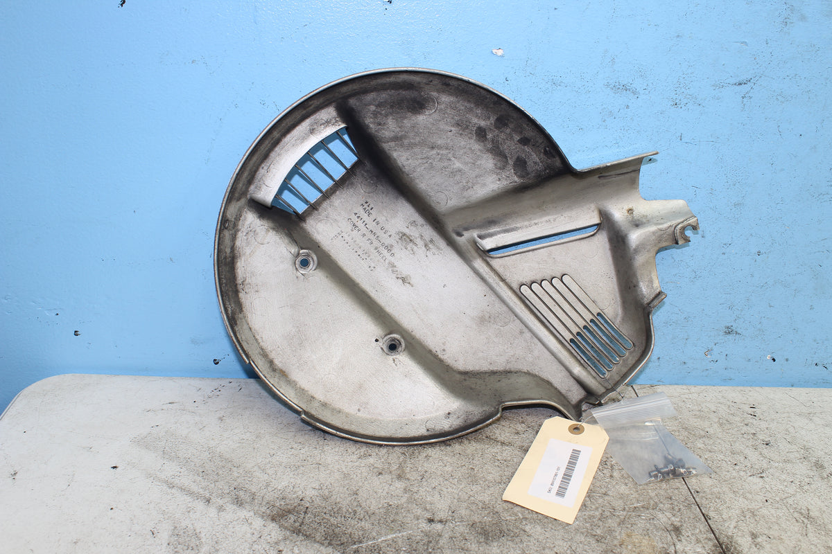 88-00 Honda Goldwing GL1500 Right Brake Cover Front Wheel Hub Trim Panel Silver