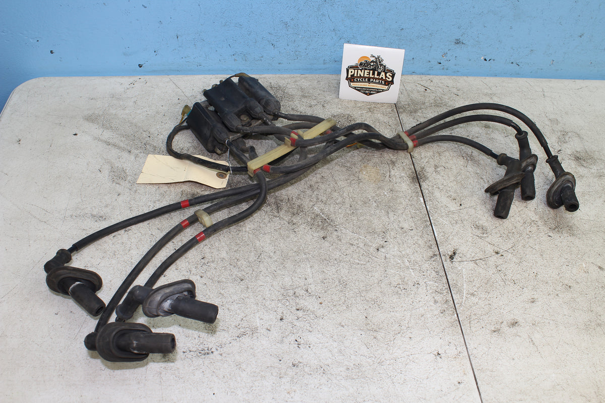 88-00 Honda Goldwing GL1500 Ignition Coil Packs Plug Wires