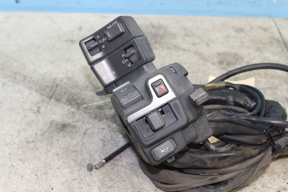 88-90 Honda Goldwing GL1500 Left Hand Control Audio Headlight Choke Switch *DMG*