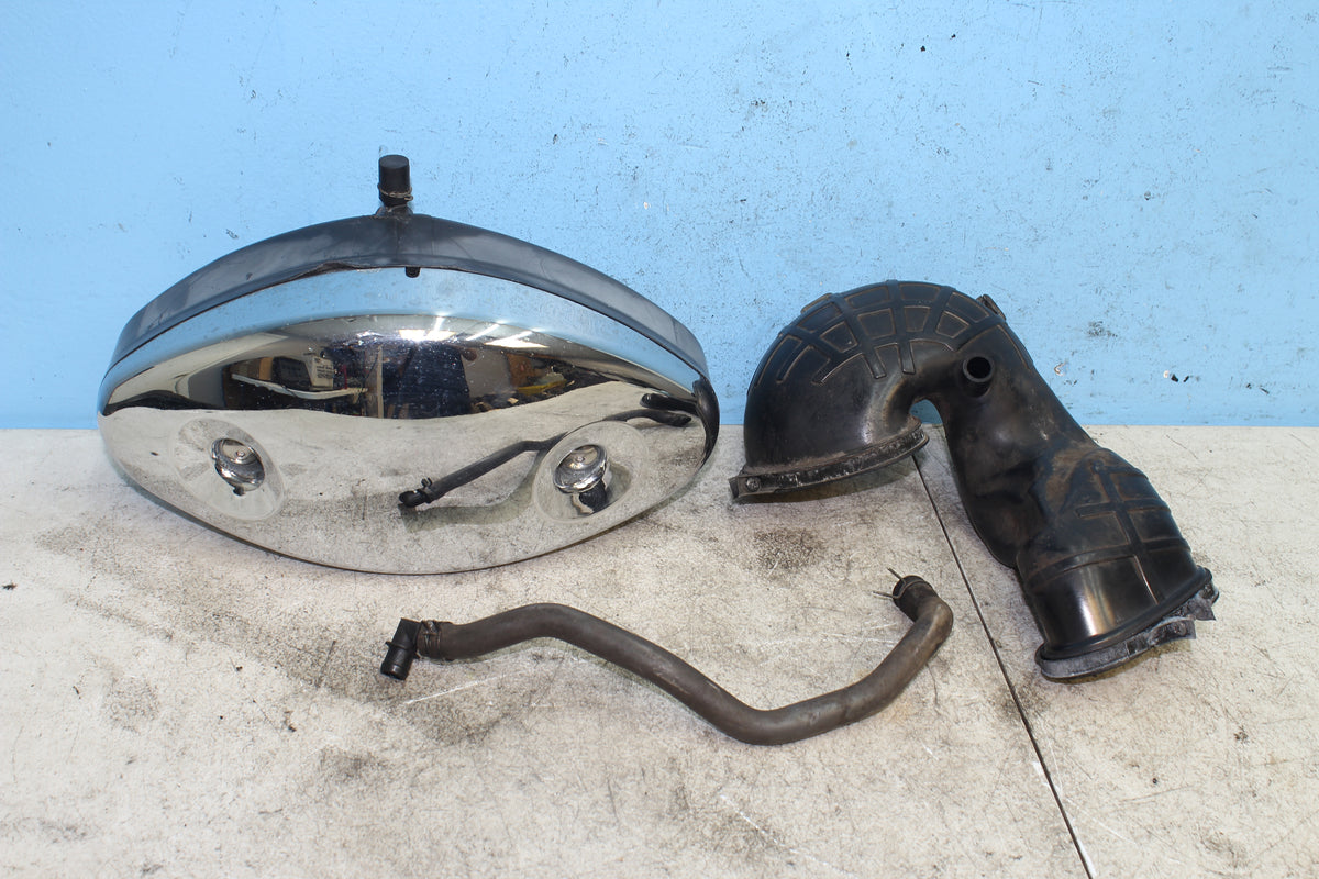 06-08 Suzuki Boulevard VL800 C50 Air Cleaner Box Intake Tube Housing Filter