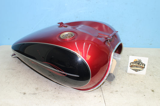 07-08 Suzuki Boulevard VL800 C50 Gas Tank Fuel Petrol Red *RUSTY*