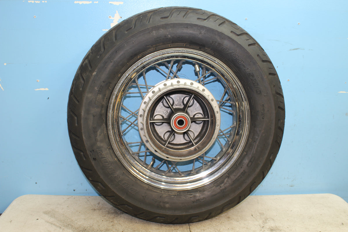 05-25 Suzuki Boulevard VL800 C50 Rear Wheel Rim Tire *STRAIGHT*