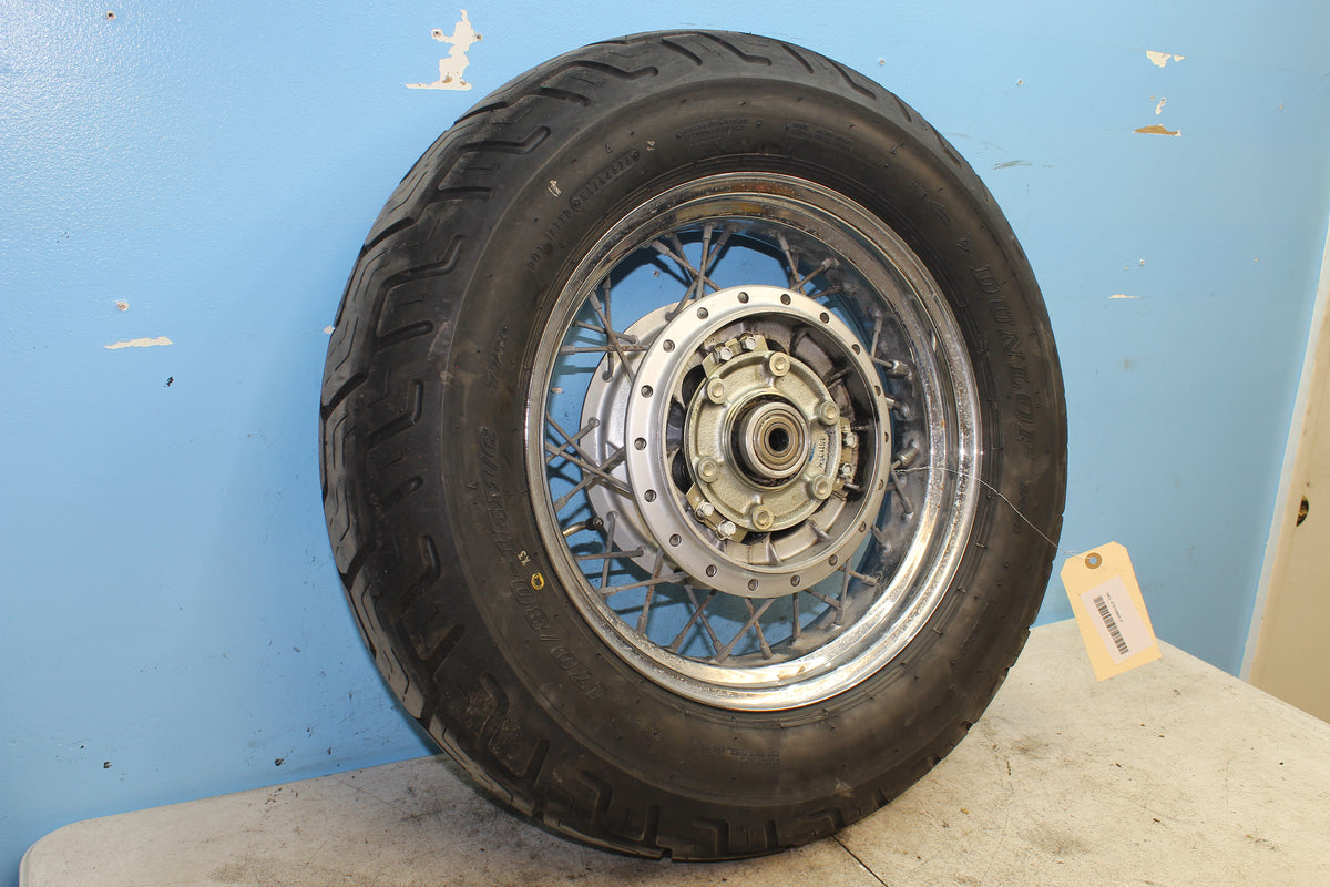 05-25 Suzuki Boulevard VL800 C50 Rear Wheel Rim Tire *STRAIGHT*