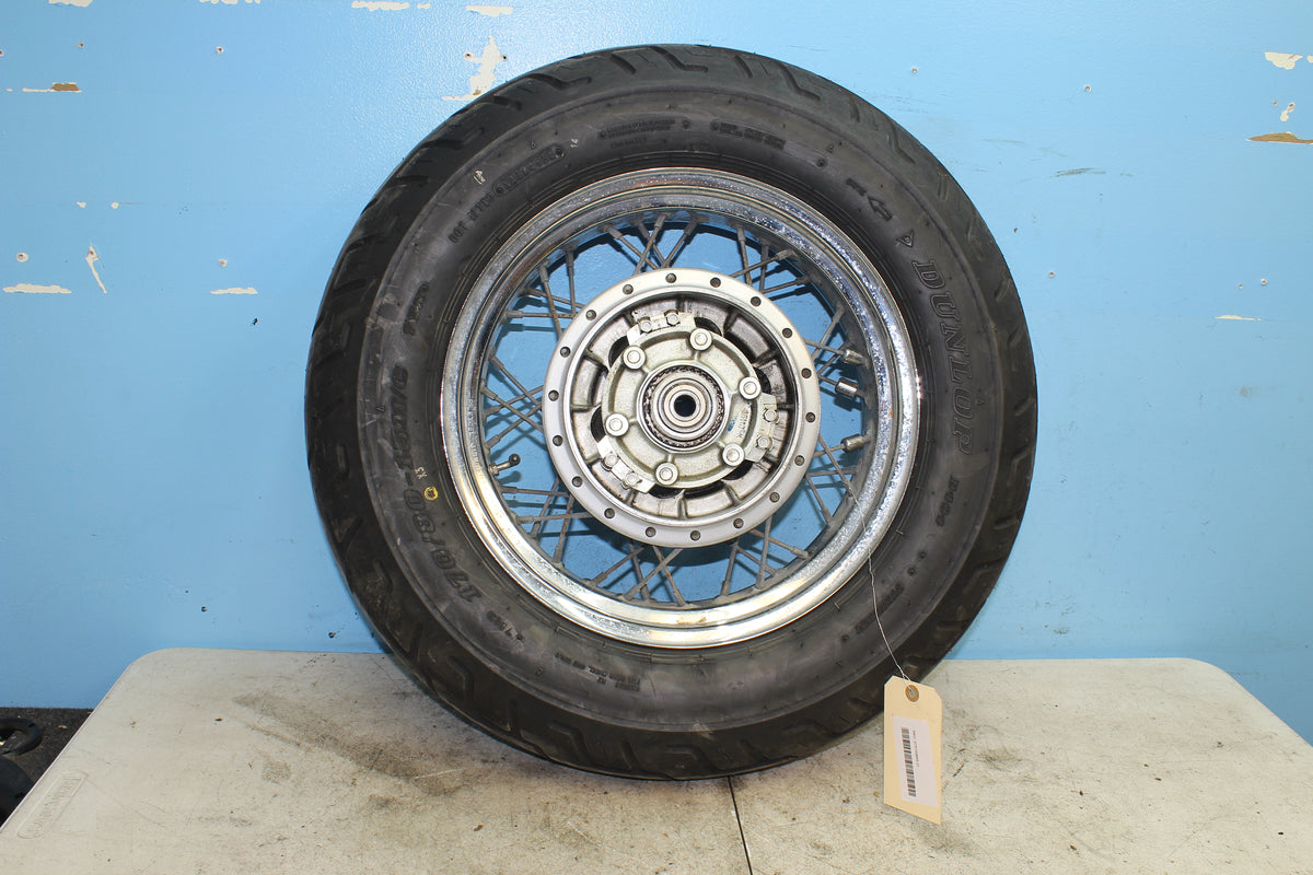 05-25 Suzuki Boulevard VL800 C50 Rear Wheel Rim Tire *STRAIGHT*