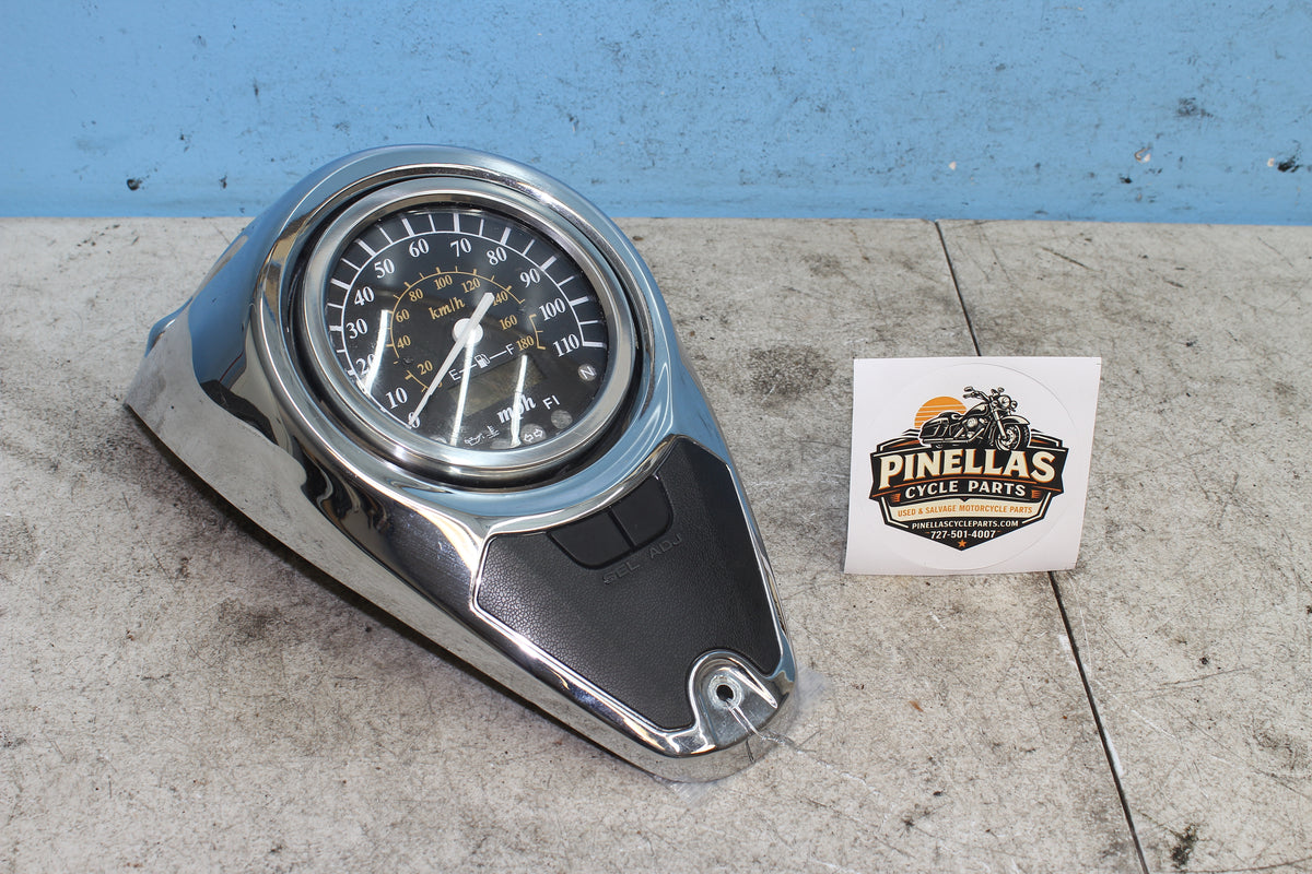 06-09 Suzuki Boulevard VL800 C50 Speedometer Gauge Cluster Bezel Dash *DMG*