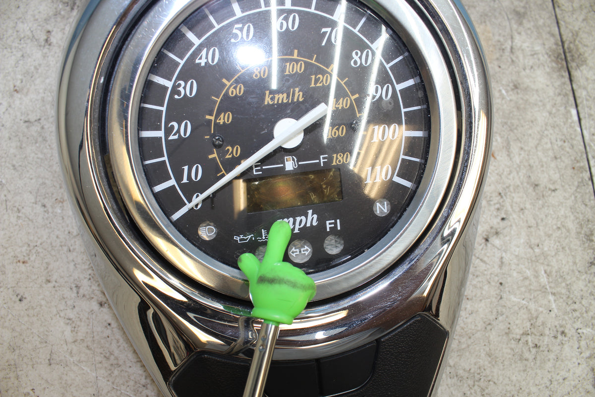 06-09 Suzuki Boulevard VL800 C50 Speedometer Gauge Cluster Bezel Dash *DMG*