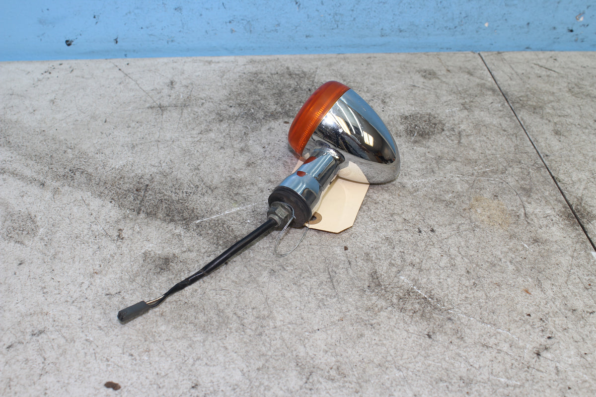05-09 Suzuki Boulevard VL800 C50 Rear Left Turn Signal Blinker Light Chrome