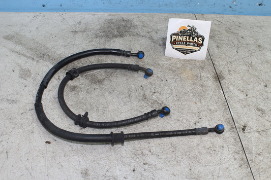 99-02 Suzuki GSX1300R Hayabusa Front Brake Line Hoses