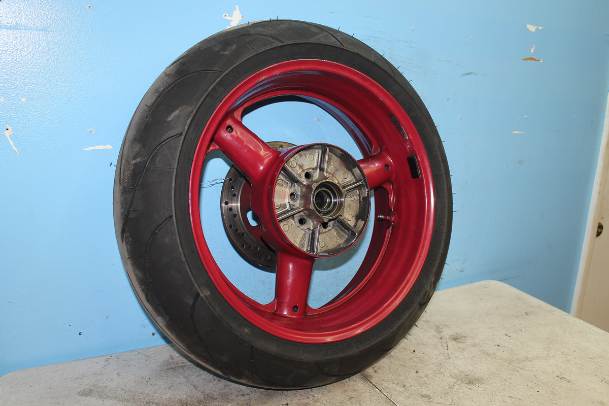 99-07 Suzuki GSX1300R Hayabusa Rear Wheel Rim Tire *STRAIGHT*