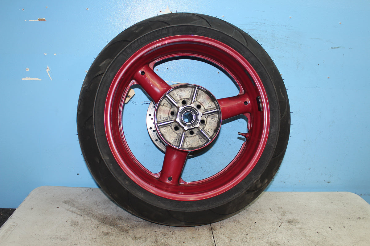 99-07 Suzuki GSX1300R Hayabusa Rear Wheel Rim Tire *STRAIGHT*