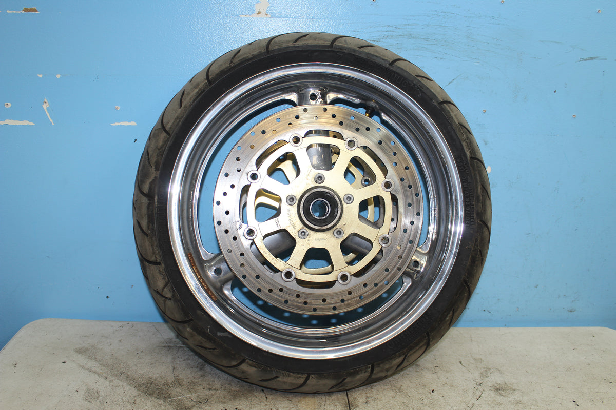 99-07 Suzuki GSX1300R Hayabusa Front Wheel Rim Tire *STRAIGHT*