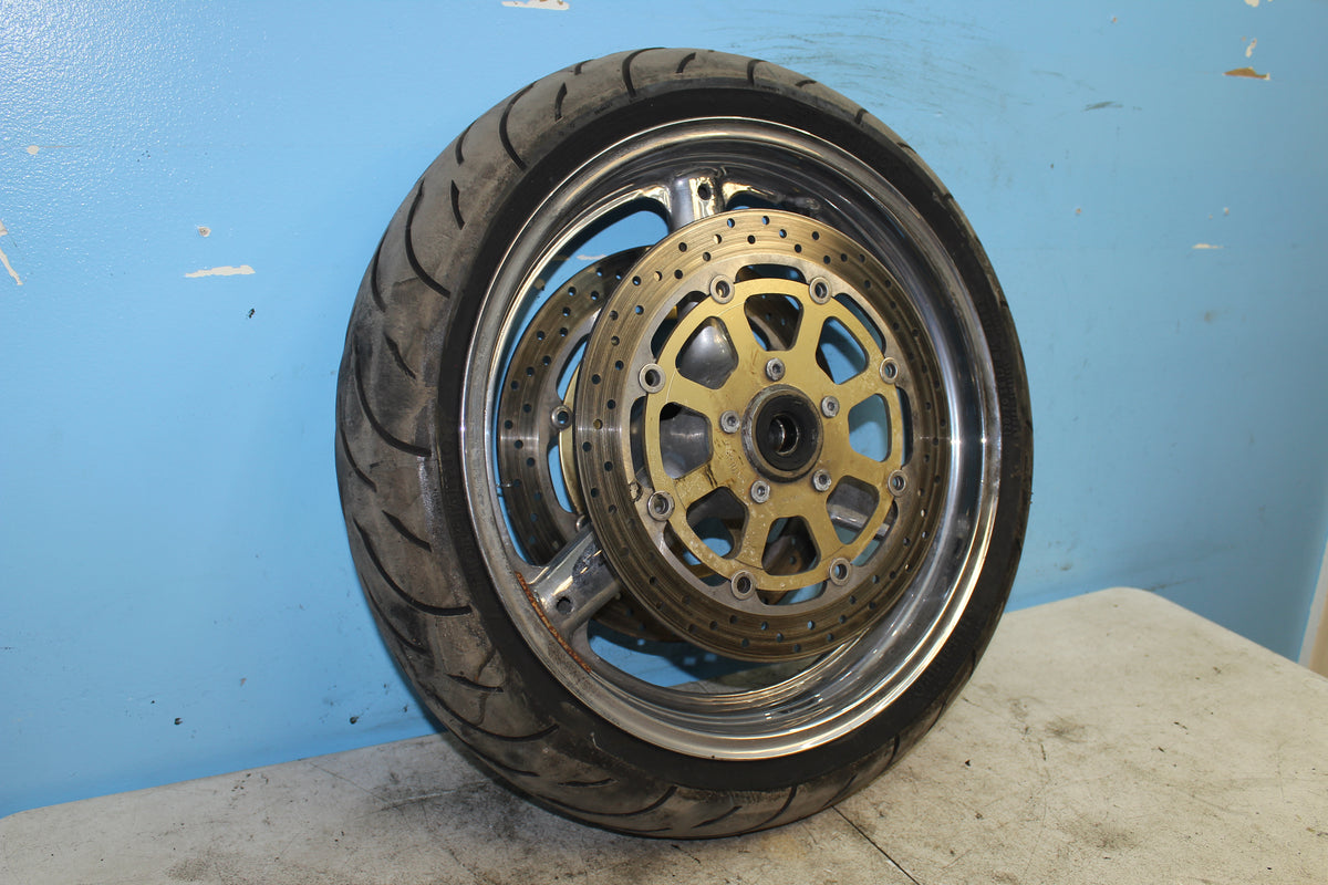 99-07 Suzuki GSX1300R Hayabusa Front Wheel Rim Tire *STRAIGHT*