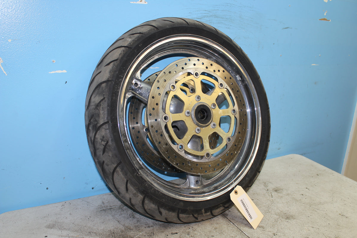 99-07 Suzuki GSX1300R Hayabusa Front Wheel Rim Tire *STRAIGHT*