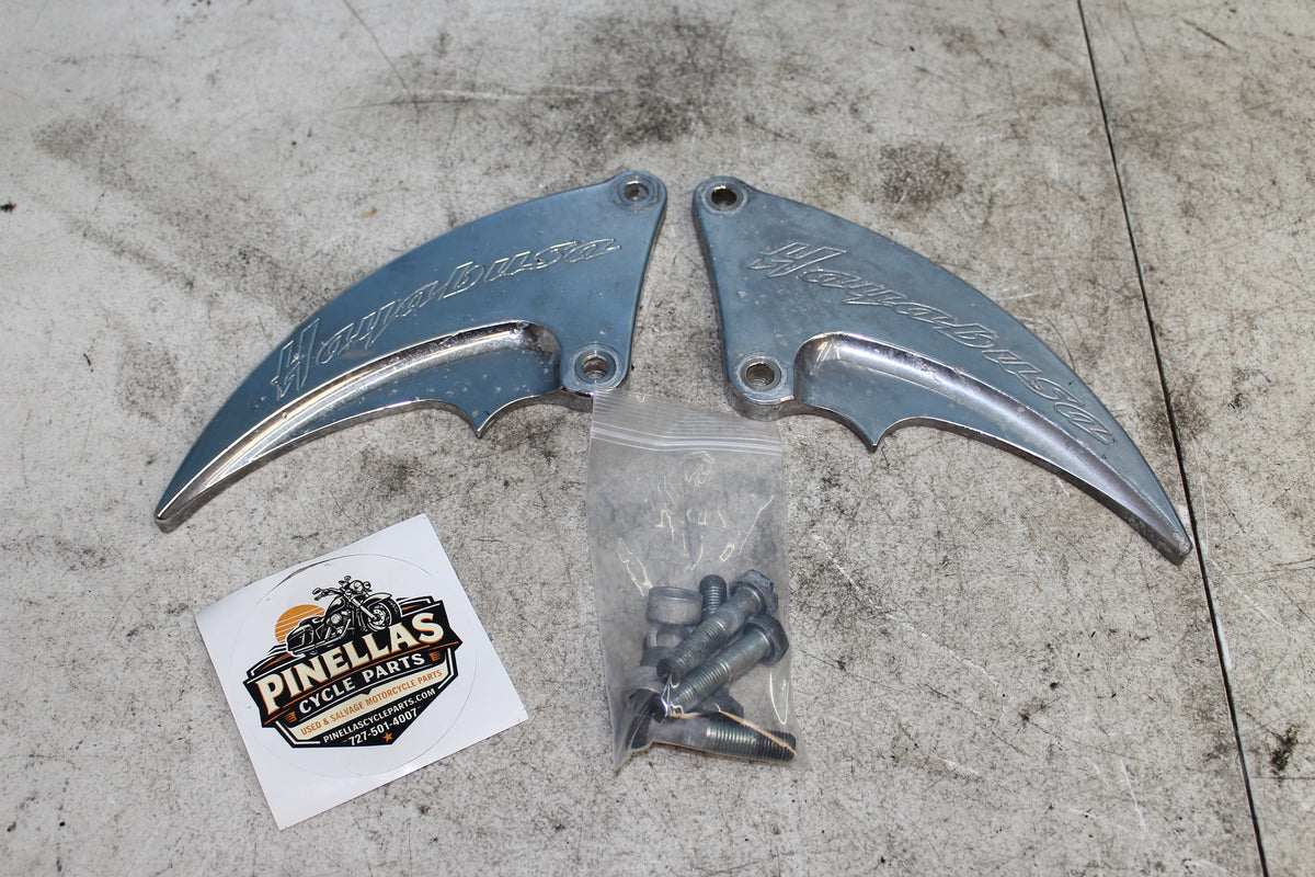 99-02 Suzuki GSX1300R Hayabusa Chrome Covers Front Brake Calipers 59151-46E00