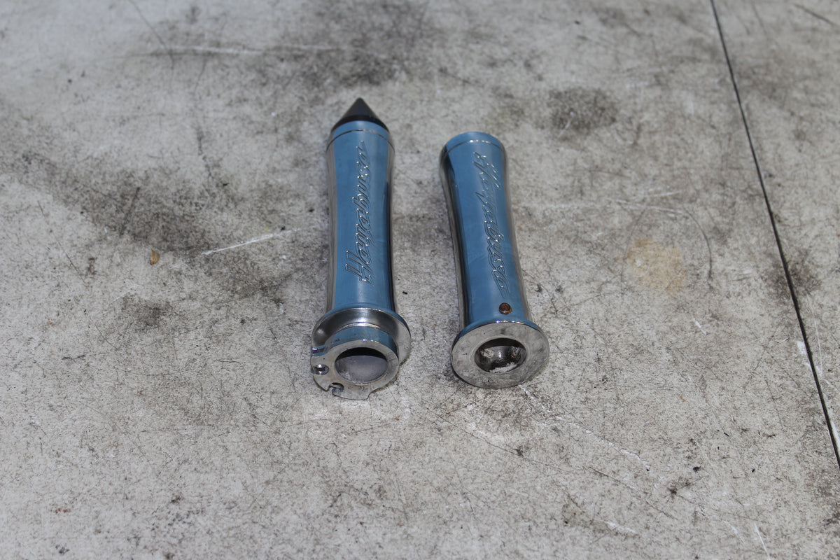 99-07 Suzuki GSX1300R Hayabusa Handlebar Grips Chrome Left Right