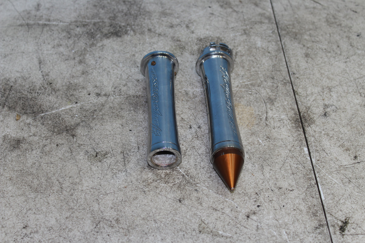 99-07 Suzuki GSX1300R Hayabusa Handlebar Grips Chrome Left Right