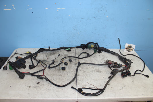 01-02 Suzuki GSX1300R Hayabusa Main Wiring Harness Engine Wire Loom  *DMG*