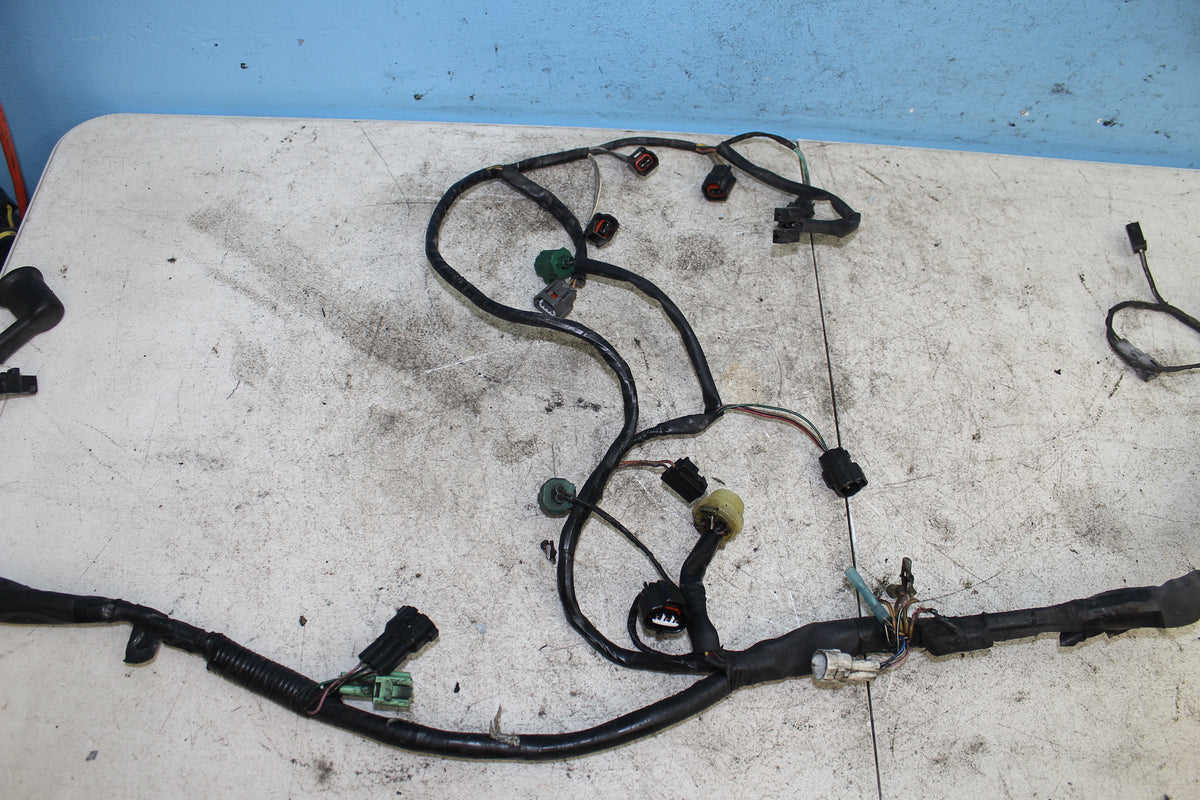 01-02 Suzuki GSX1300R Hayabusa Main Wiring Harness Engine Wire Loom  *DMG*