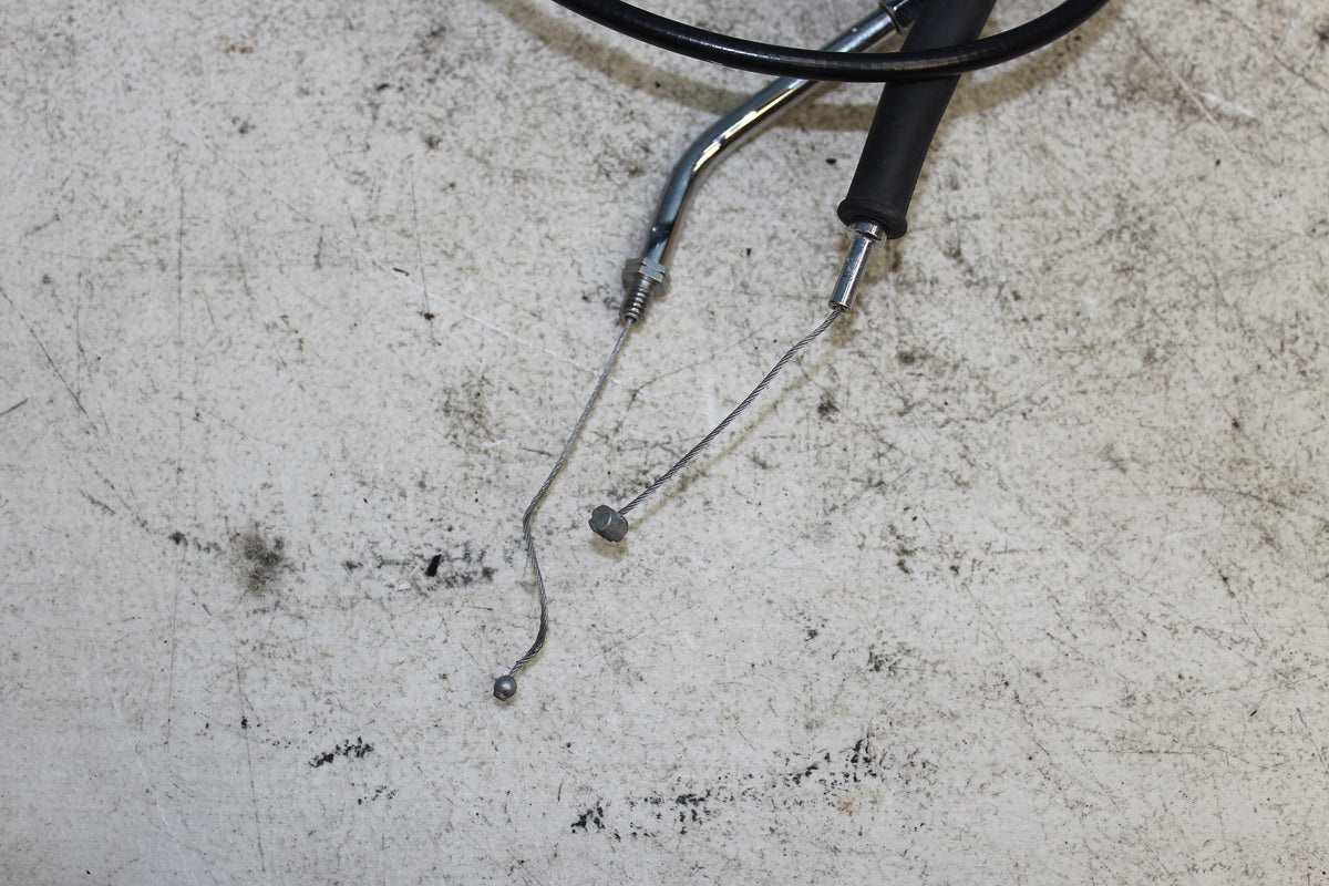 86-90 Harley Sportster Throttle Cables Idle Line