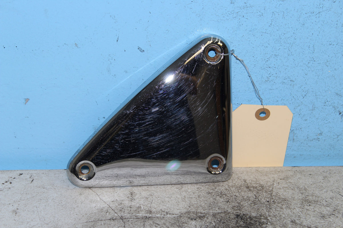 86-00 Harley Sportster Electrical Cover Left Frame Fairing Chrome