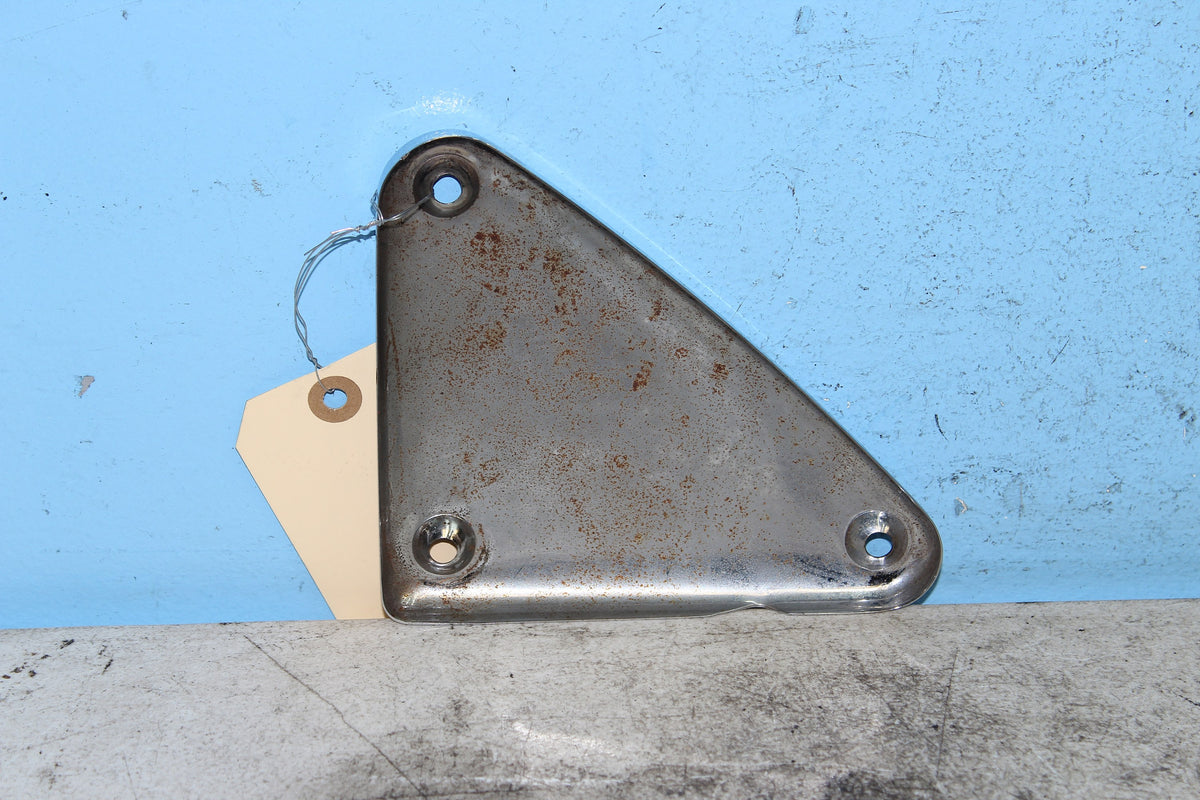 86-00 Harley Sportster Electrical Cover Left Frame Fairing Chrome
