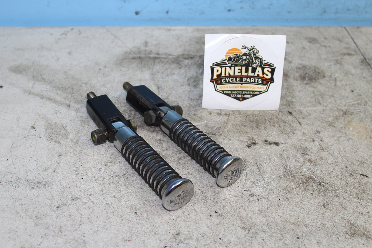 86-90 Harley Sportster Rear Foot Pegs Rest Mount Passenger left right
