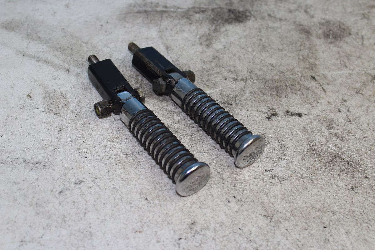 86-90 Harley Sportster Rear Foot Pegs Rest Mount Passenger left right