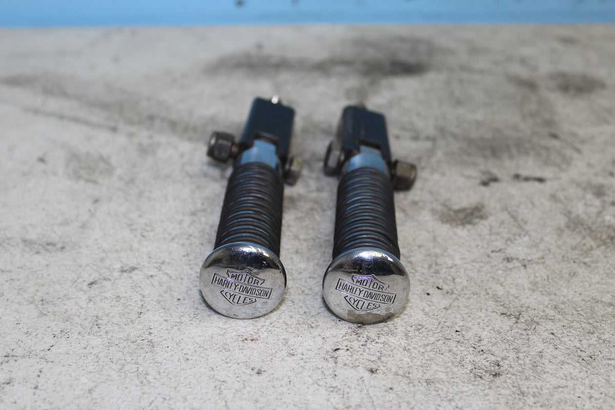 86-90 Harley Sportster Rear Foot Pegs Rest Mount Passenger left right