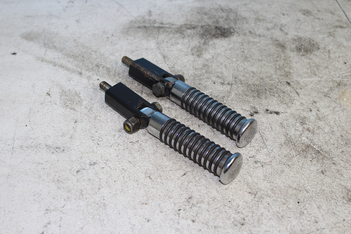 86-90 Harley Sportster Rear Foot Pegs Rest Mount Passenger left right