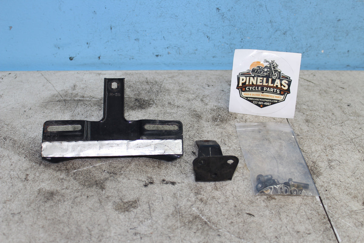 86-90 Harley Sportster Rear License Plate Mount Bracket