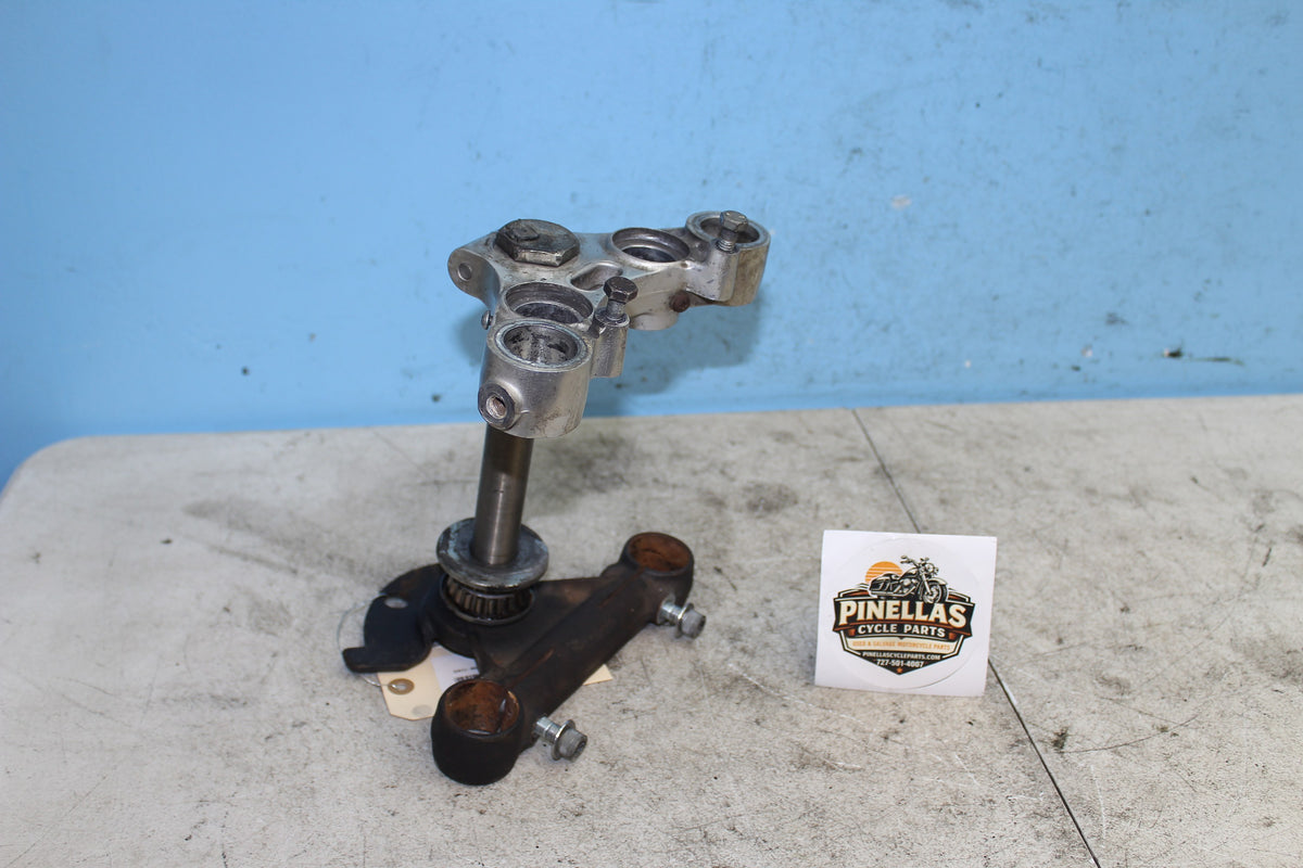 86-87 Harley Sportster Triple Tree Upper Lower Steering Stem Fork Clamp