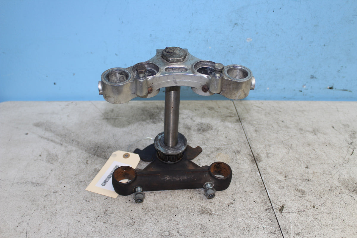 86-87 Harley Sportster Triple Tree Upper Lower Steering Stem Fork Clamp