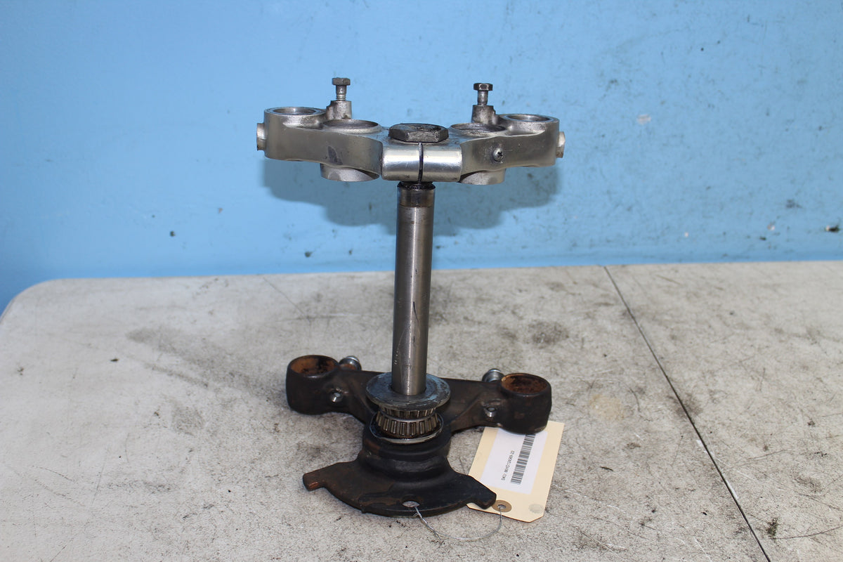 86-87 Harley Sportster Triple Tree Upper Lower Steering Stem Fork Clamp